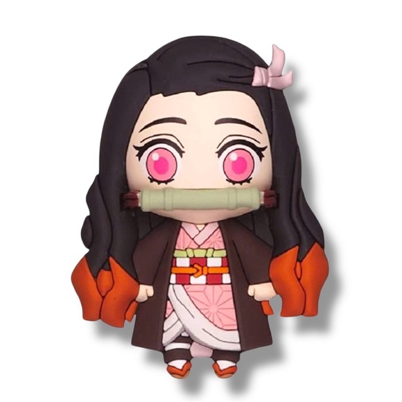 Monogram Other - Demon Slayer Nezuko Kamado Pink Kimono 3D PVC Fridge Magnet Anime Fan Gift Decor